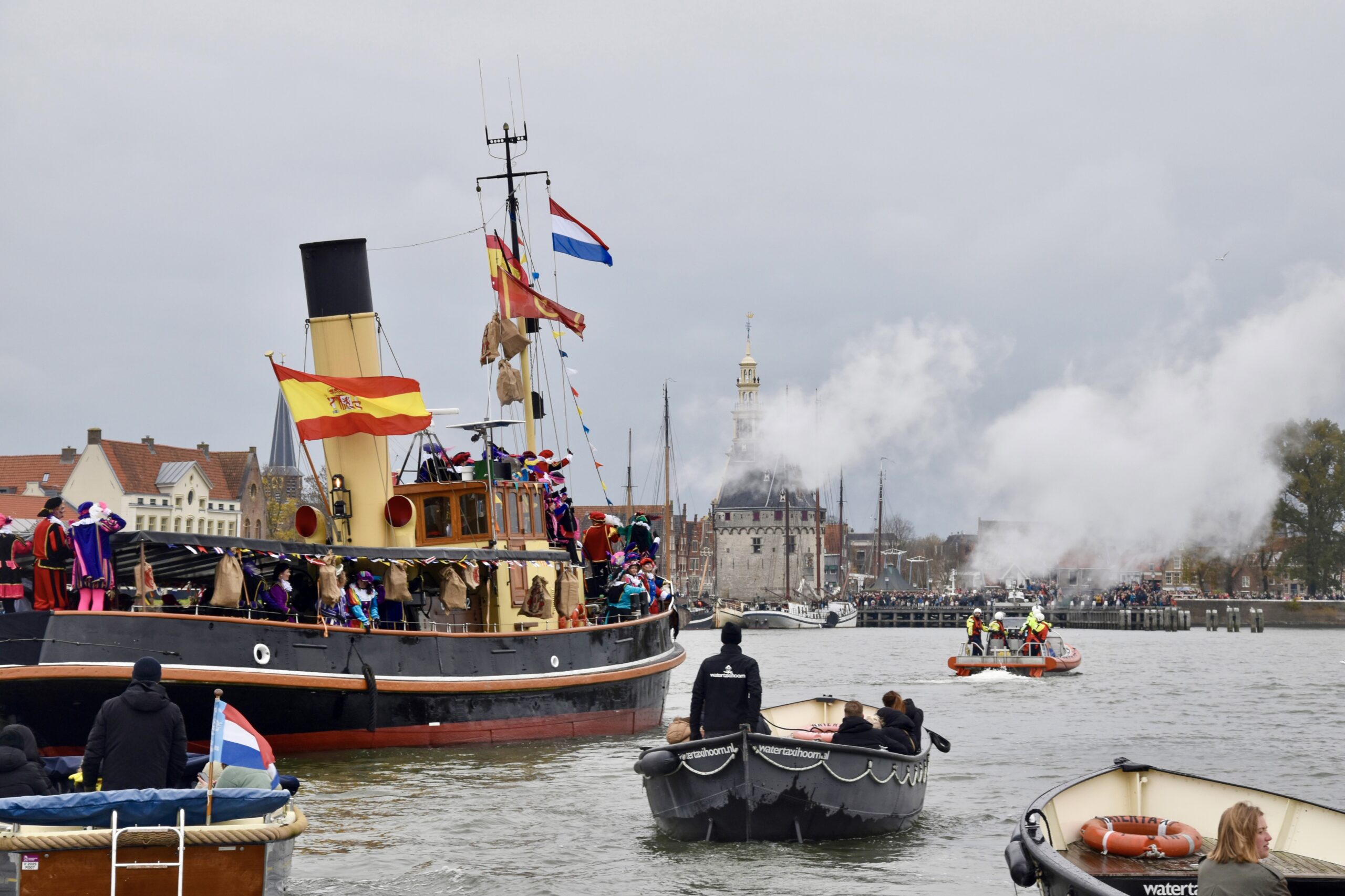 Sinterklaas komt aan in Hoorn